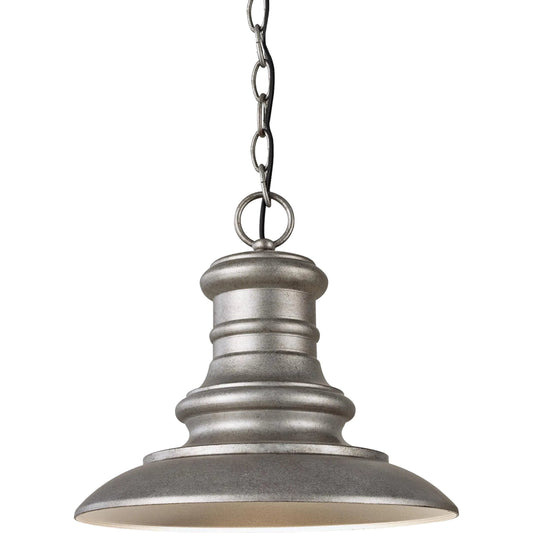 Redding Station Outdoor Lantern by Generation Lighting. Made from aluminum in a rustic style.
