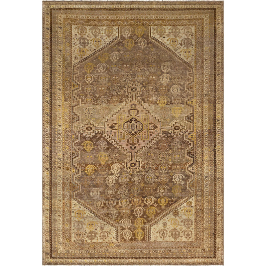 Singular Rug by Vivir x Surya in brick, camel, clay, grey, chocolate. Made from wool in a unique style.