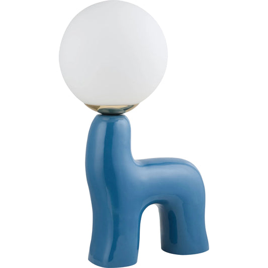 Opal Accent Table Lamp by Livabliss in glazed. Made from ceramic, glass in a eclectic & global style.