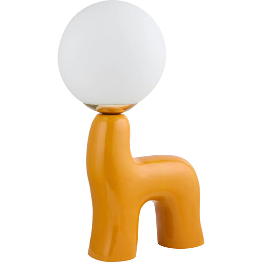 Opal Accent Table Lamp by Livabliss in glazed. Made from ceramic, glass in a eclectic & global style.