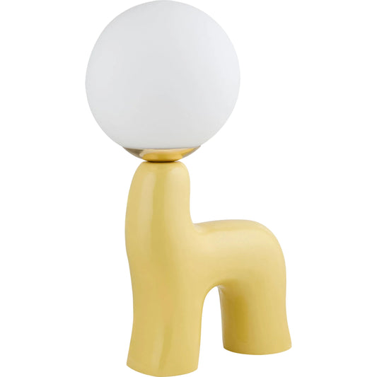 Opal Accent Table Lamp by Livabliss in glazed. Made from ceramic, glass in a eclectic & global style.