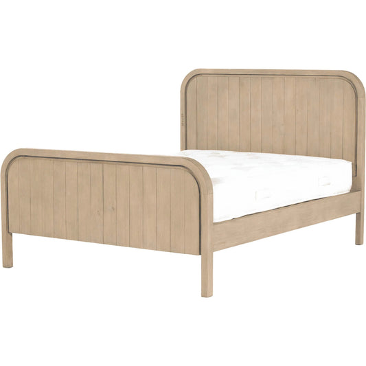 Opera Bed by LH Imports in brown and brown. Made from fsc reclaimed pine in a transitional style.