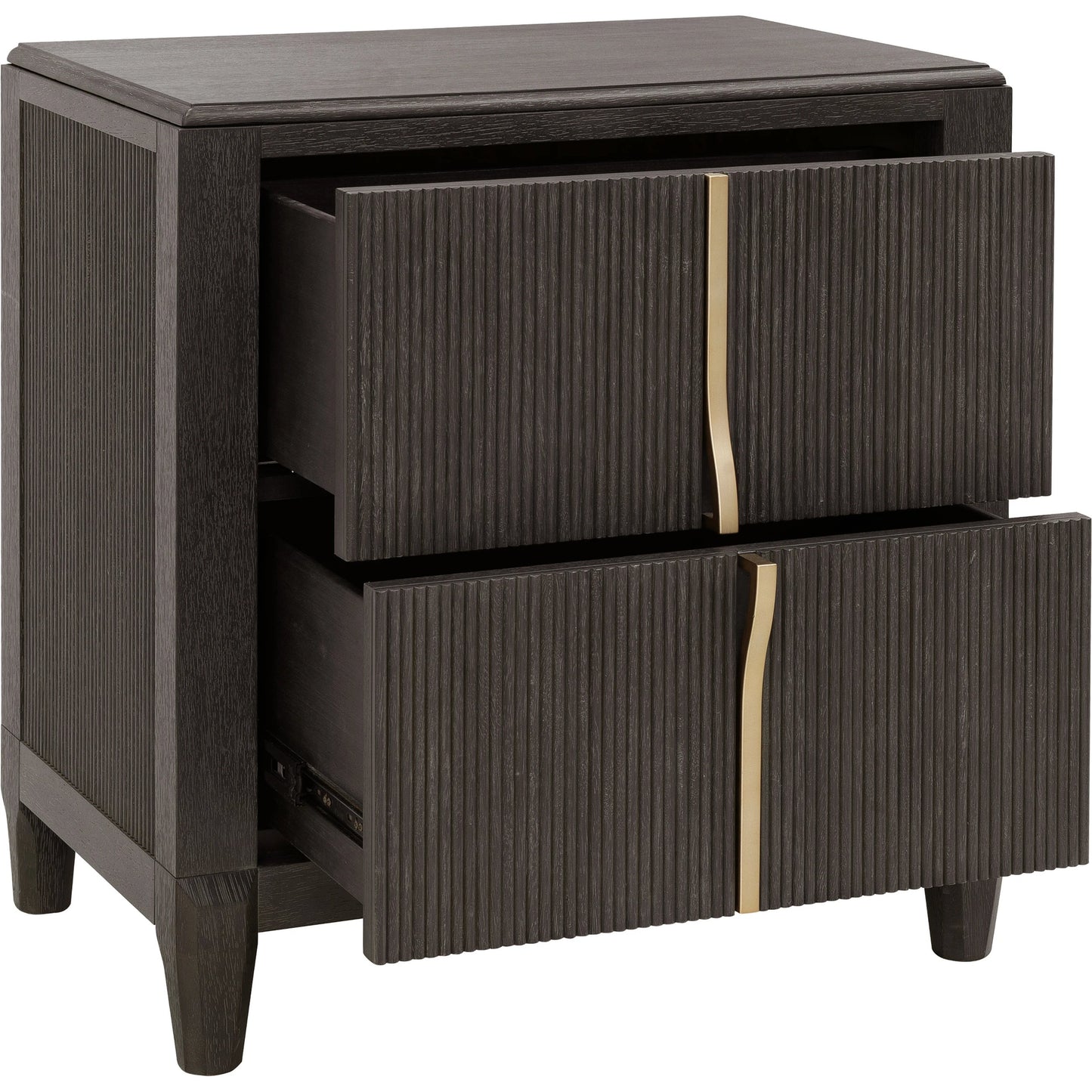 002 SI-2143472 | Additional Silo | West End Loft Nightstand by Pulaski Furniture in tuxedo. Made from rubberwood in a modern style.