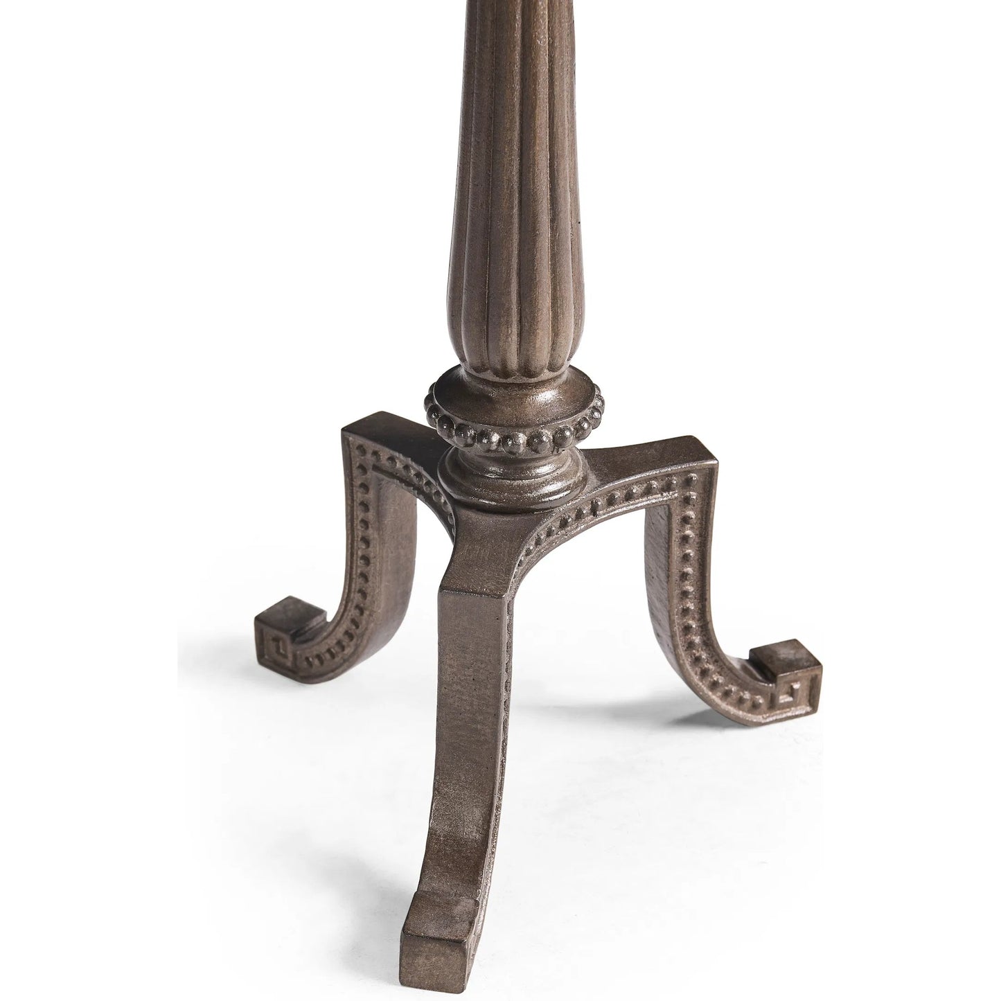 008 SI-2252688 | Closeup | Winslow Martini Table by Jonathan Charles in grey. Made from marble, aluminum, plywood in a modern style.