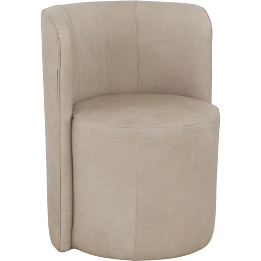 000 SI-2636140 | Primary Silo | Aristotle Barrell Back Dining Chair by Fairfield Chair in tan and pottery. Made from rubberwood solids in a unique style.