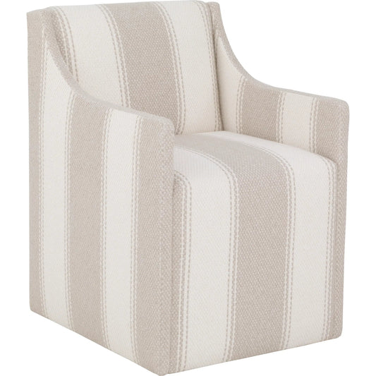 000 SI-2636142 | Primary Silo | Halston Arm Chair by Fairfield Chair in cream and oatmeal. Made from rubberwood solids in a unique style.