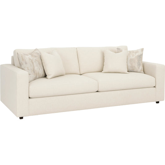 001 SI-2636190 | Primary Silo | Libby Langdon Francis Sofa by Fairfield Chair in cream and ivory. Made from beech solids in a unique style.