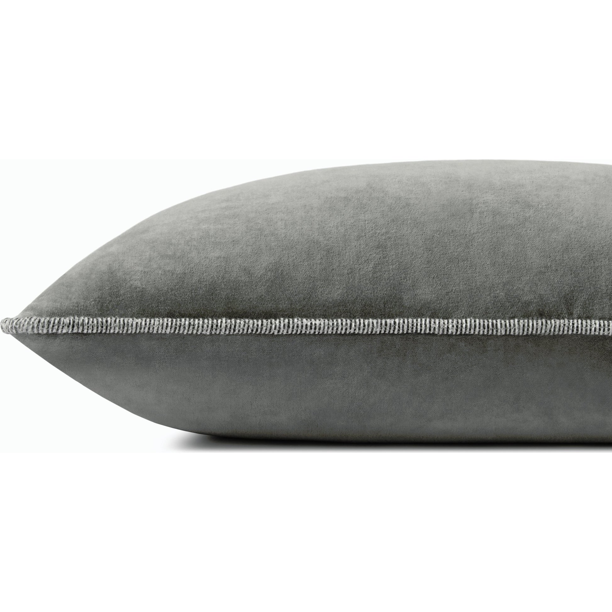PCJ0020 12" x 27"  Pillow by Chris Loves Julia x Loloi in grey. Made from 100% cotton in a modern style.