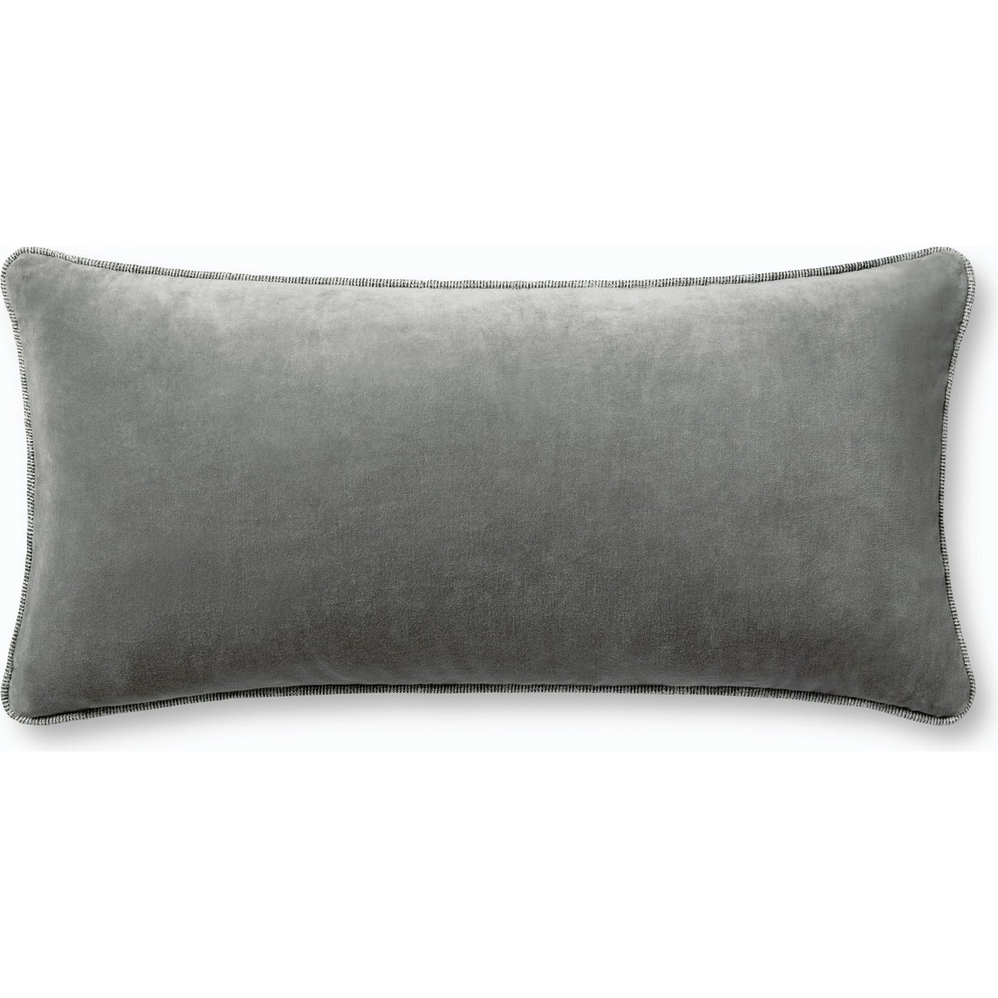 001 SI-2159836,SI-2159843 | Primary Silo | PCJ0020 12" x 27"  Pillow by Chris Loves Julia x Loloi in grey. Made from 100% cotton in a modern style.