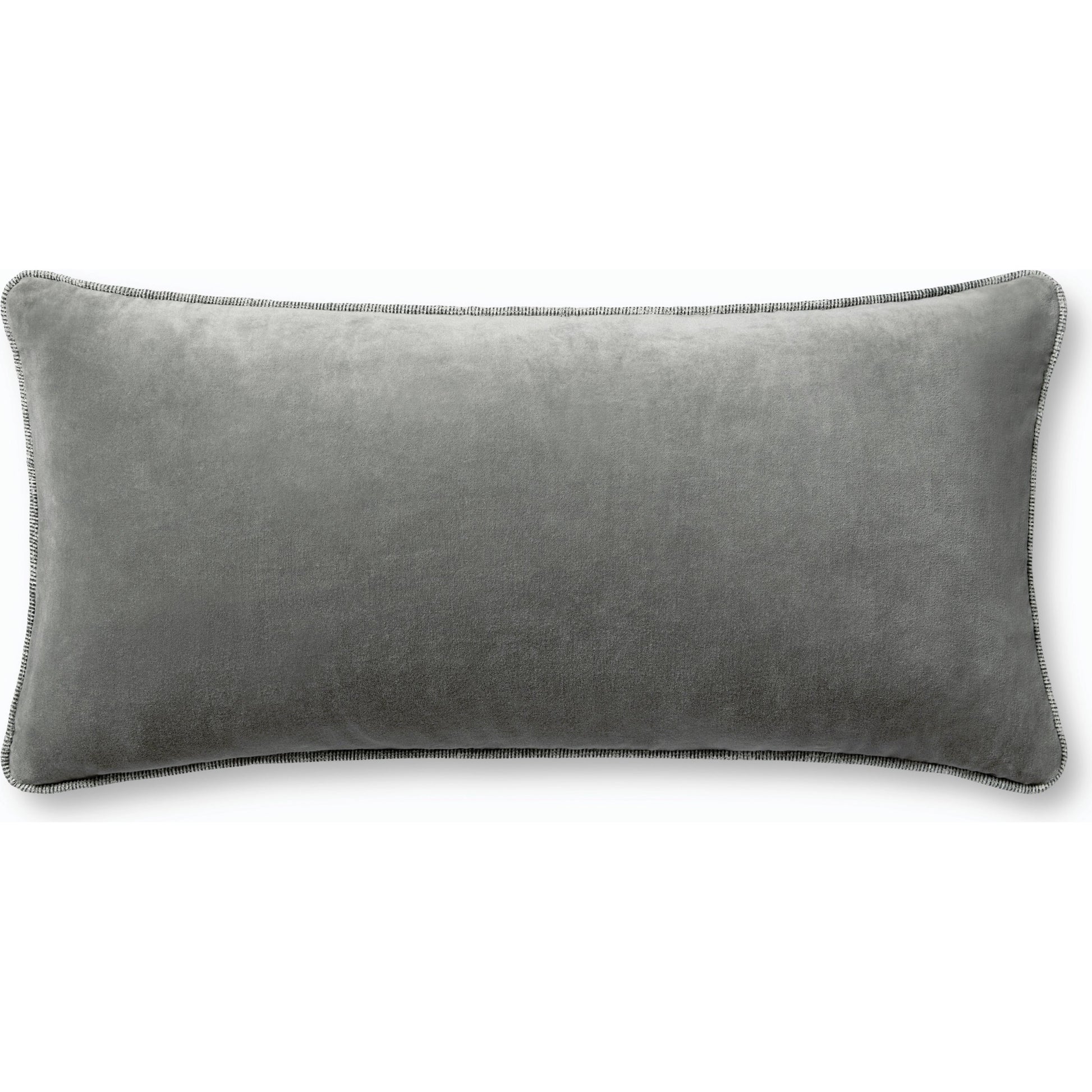 PCJ0020 12" x 27"  Pillow by Chris Loves Julia x Loloi in grey. Made from 100% cotton in a modern style.