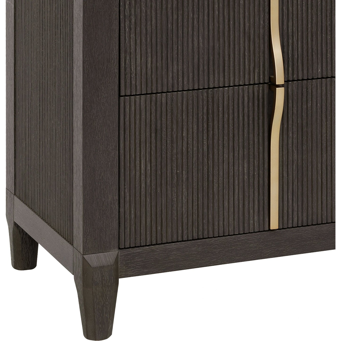007 SI-2143472 | Closeup | West End Loft Nightstand by Pulaski Furniture in tuxedo. Made from rubberwood in a modern style.