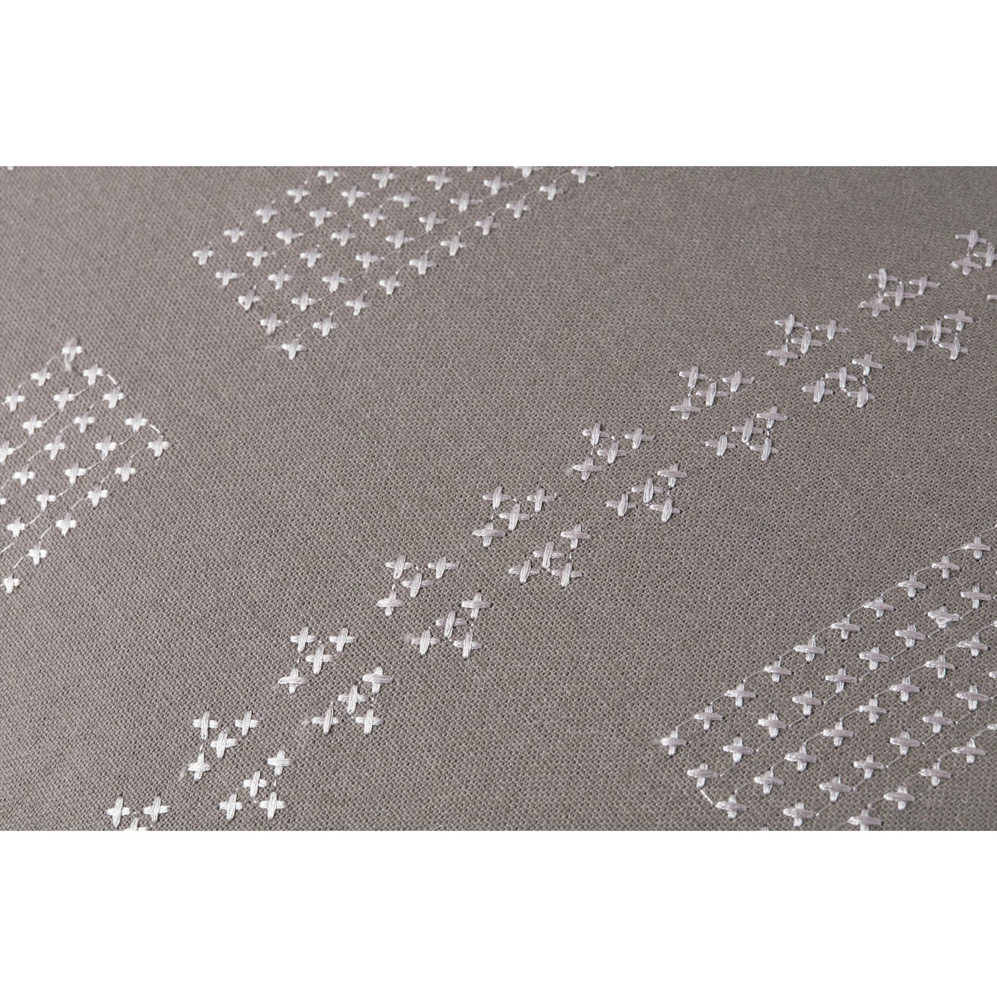 003 SI-2159856,SI-2159857 | Closeup | PJS0007 Pillow by Jean Stoffer x Loloi in grey. Made from 100% cotton in a modern style.