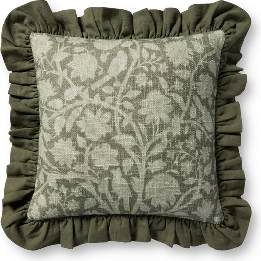PCJ0026 Pillow by Chris Loves Julia x Loloi. Made from 100% cotton in a traditional style.