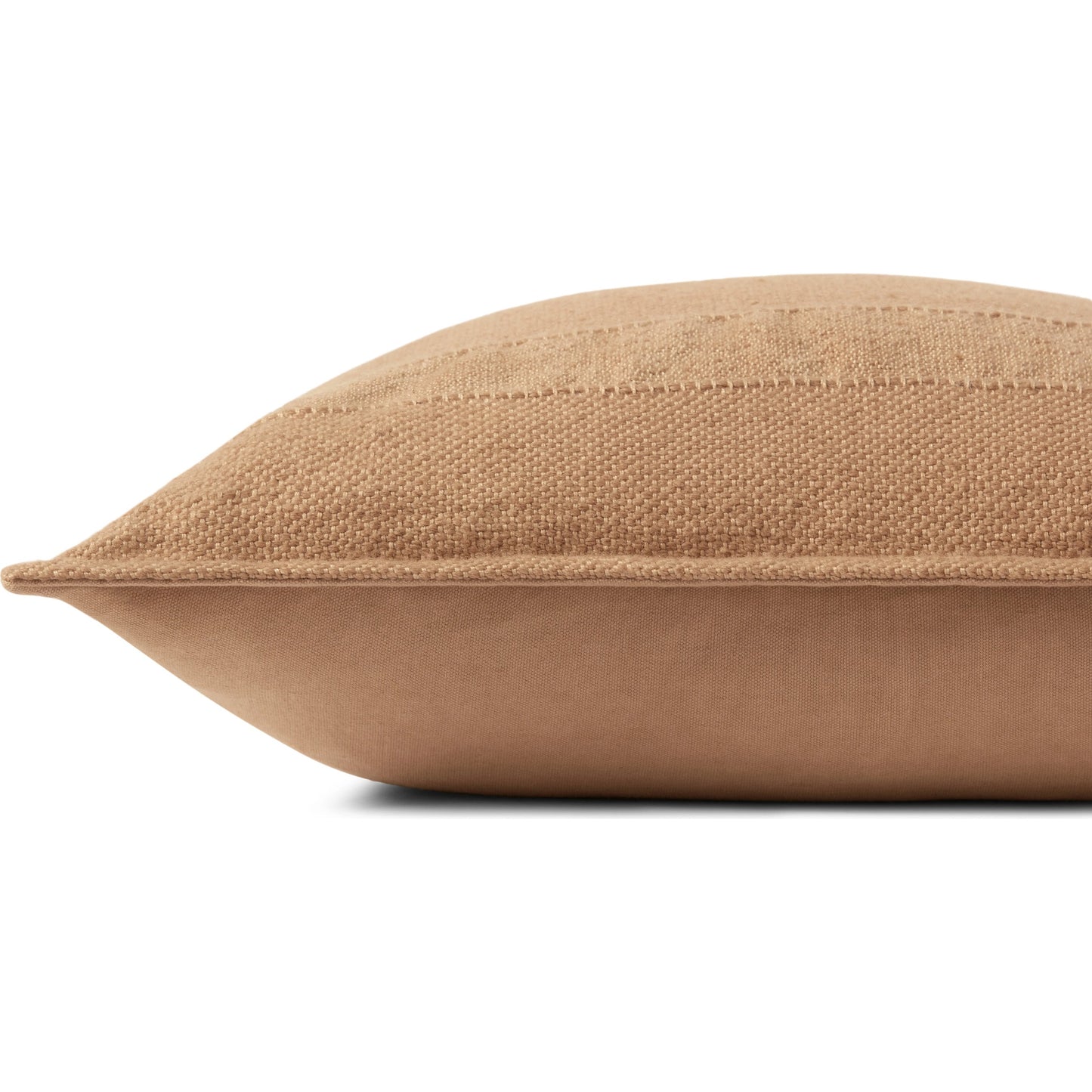002 SI-2156790,SI-2156791 | Closeup | PAR0020 Pillow by Angela Rose x Loloi in terracotta. Made from polyester / cotton in a modern style.