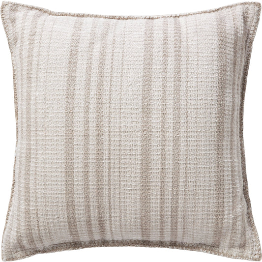 PCJ0004 Pillow by Chris Loves Julia x Loloi in ivory, beige. Made from polyester / cotton / rayon in a modern style.