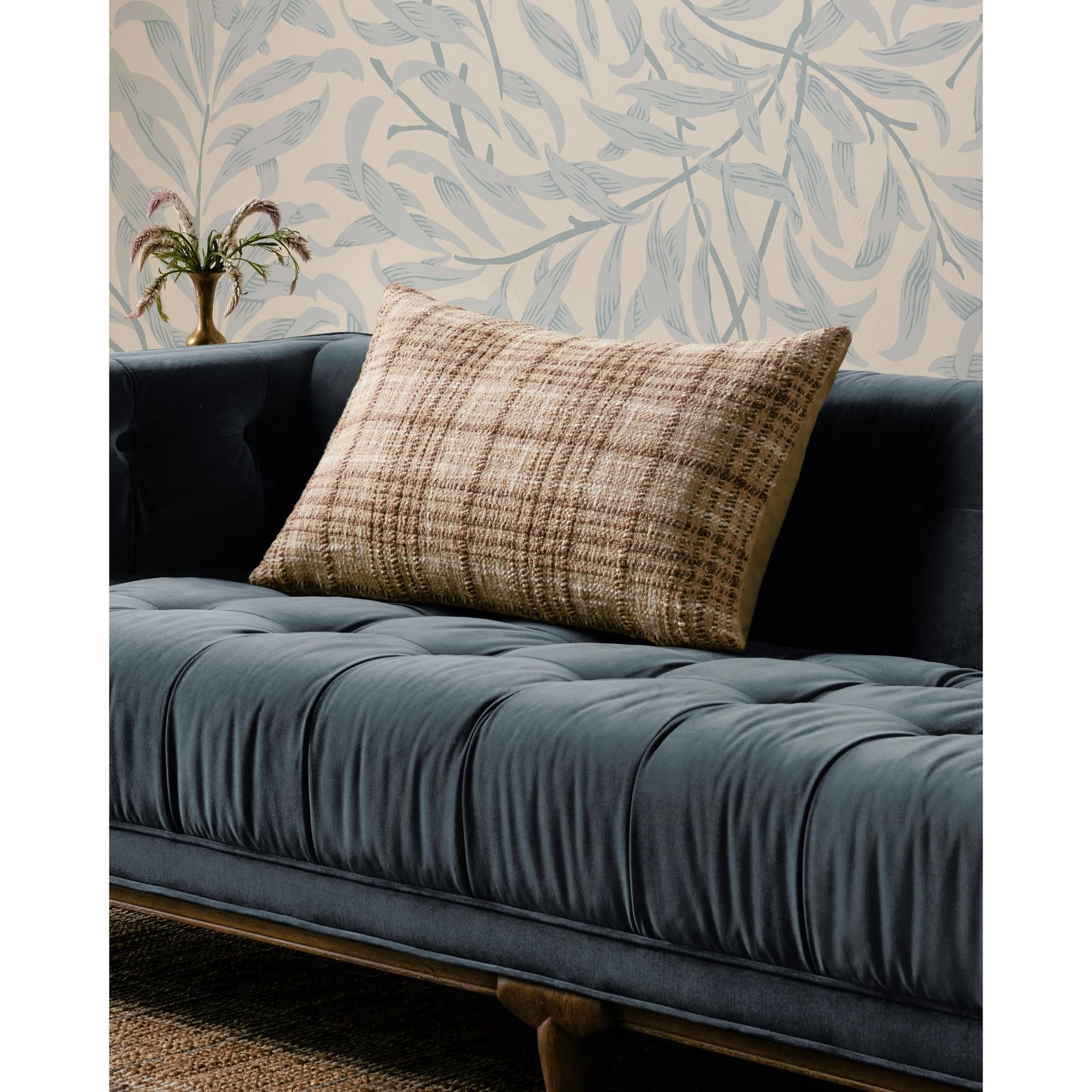005 SI-2159816,SI-2159817 | Lifestyle | PCJ0014 Pillow by Chris Loves Julia x Loloi in brown, ivory. Made from cotton, polyester, rayon in a modern style.