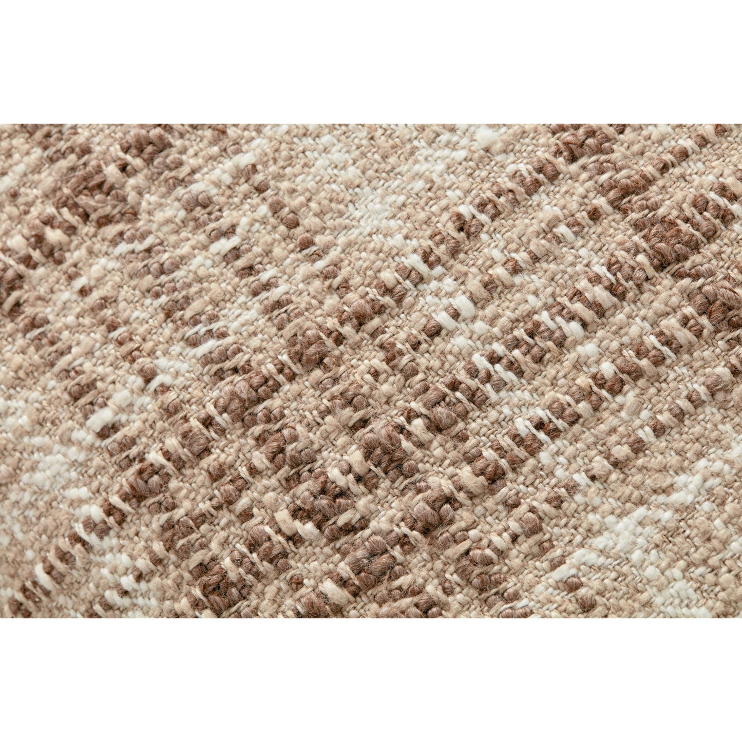 003 SI-2159816,SI-2159817 | Closeup | PCJ0014 Pillow by Chris Loves Julia x Loloi in brown, ivory. Made from cotton, polyester, rayon in a modern style.