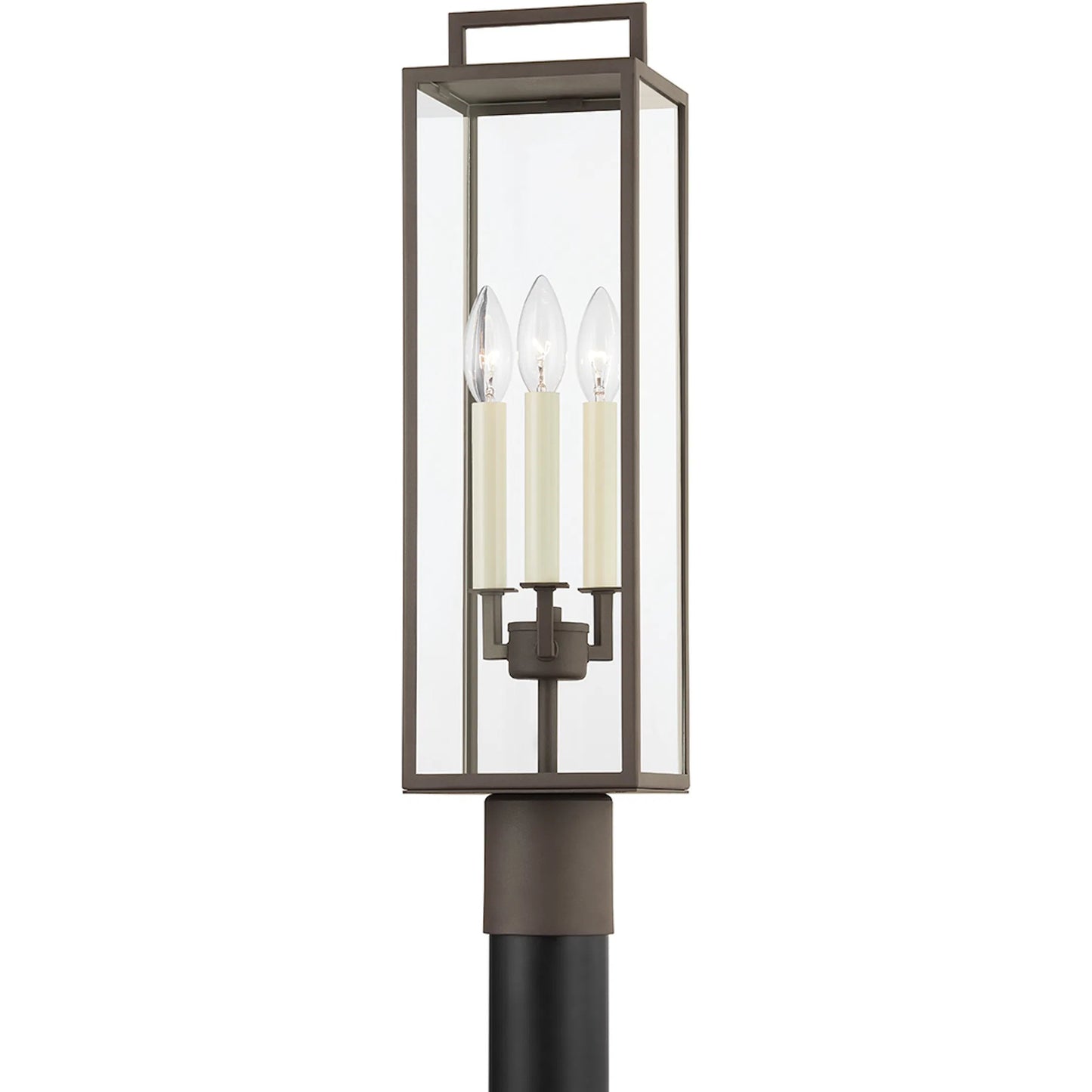 001 SI-2030286 | Primary Silo | Beckham Exterior Post by Troy in textured bronze. Made from steel in a modern style.