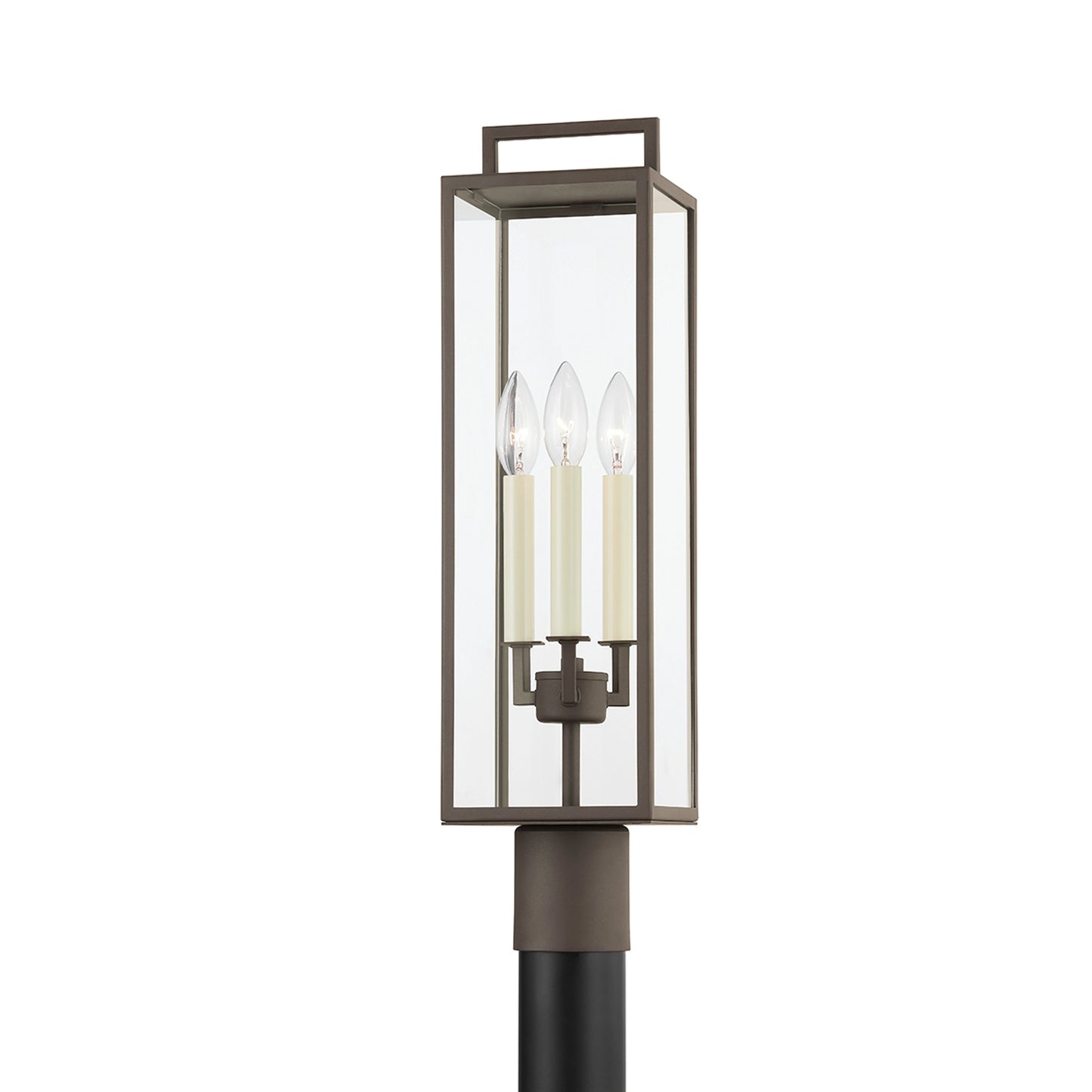 002 SI-2030286 | Additional Silo | Beckham Exterior Post by Troy in textured bronze. Made from steel in a modern style.
