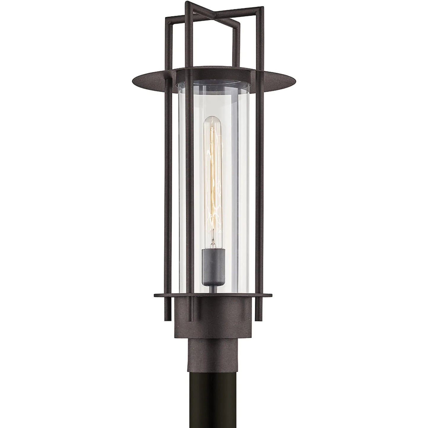 001 SI-2327822 | Primary Silo | Carroll Park Post Light by Troy in textured bronze. Made from hand worked iron in a cottage & farmhouse style.