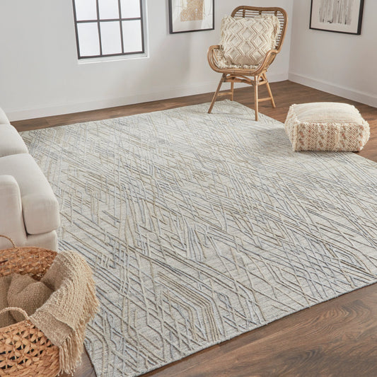 Elias Rug - 6589F by Feizy. Made from viscose, wool in a unique style.
