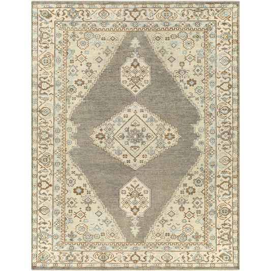 001 SI-1888042,SI-1888043,SI-1888044,SI-1888045,SI-1888046 | Primary Silo | Palais Rug - 29252 by Surya in charcoal, denim, light beige, dark brown. Made from 100% wool in a unique style.