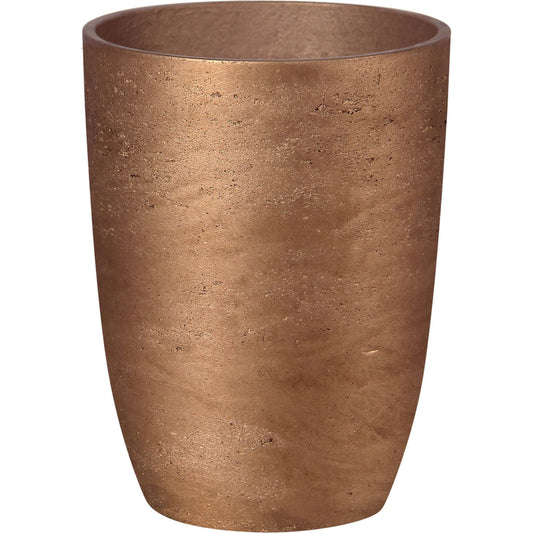 001 SI-2325168 | Primary Silo | Mineral Tapered Vase by LH Imports in metallic bronze. Made from ro-cement in a modern style.