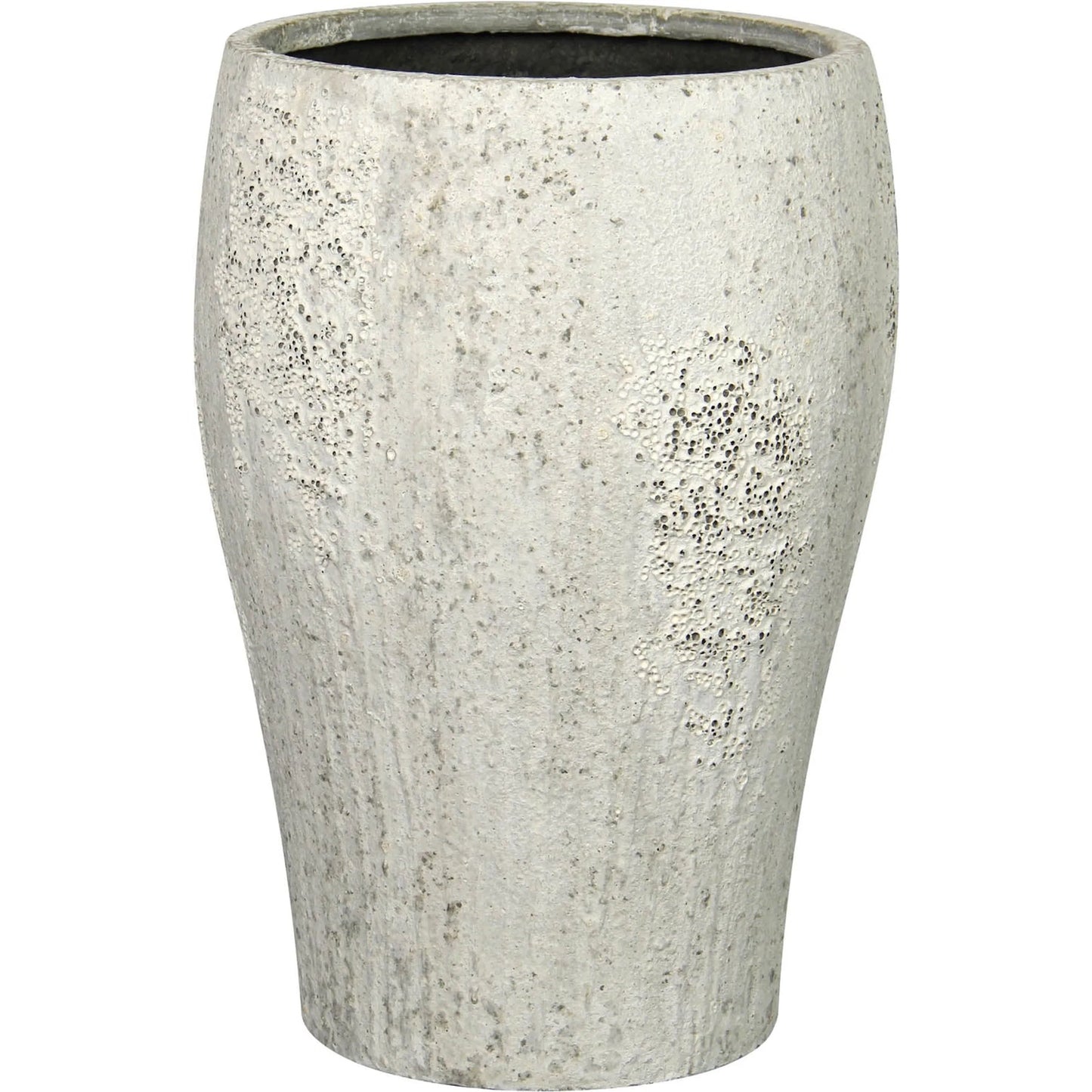 001 SI-2325175 | Primary Silo | Uxmal Pot by LH Imports in antique white. Made from oyster concrete in a modern style.