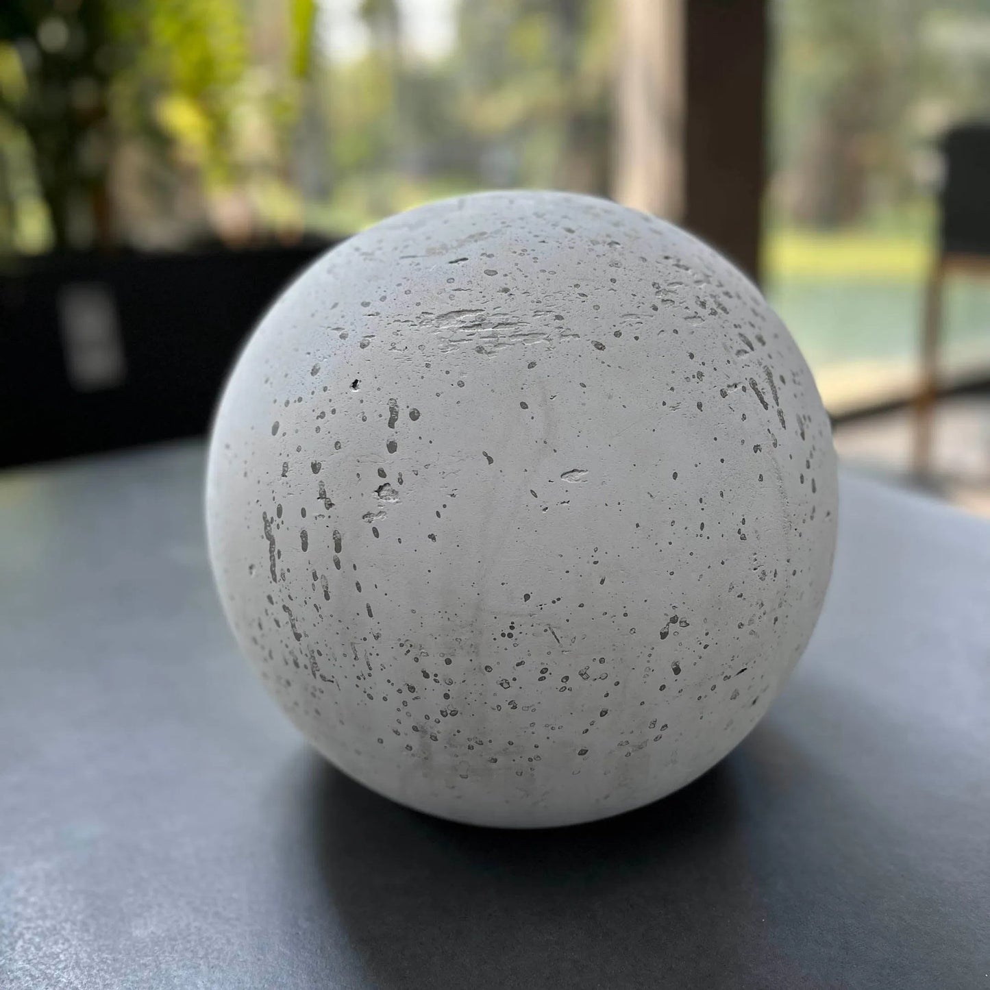 002 SI-2325189 | Lifestyle | Amphora Sphere by LH Imports in white. Made from unique in a unique style.