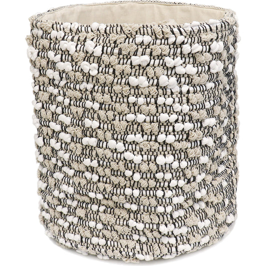 001 SR-702408 | Primary Silo | Grandcanyon Basket by Pasargad Home in white. Made from cotton in a eclectic & global style.