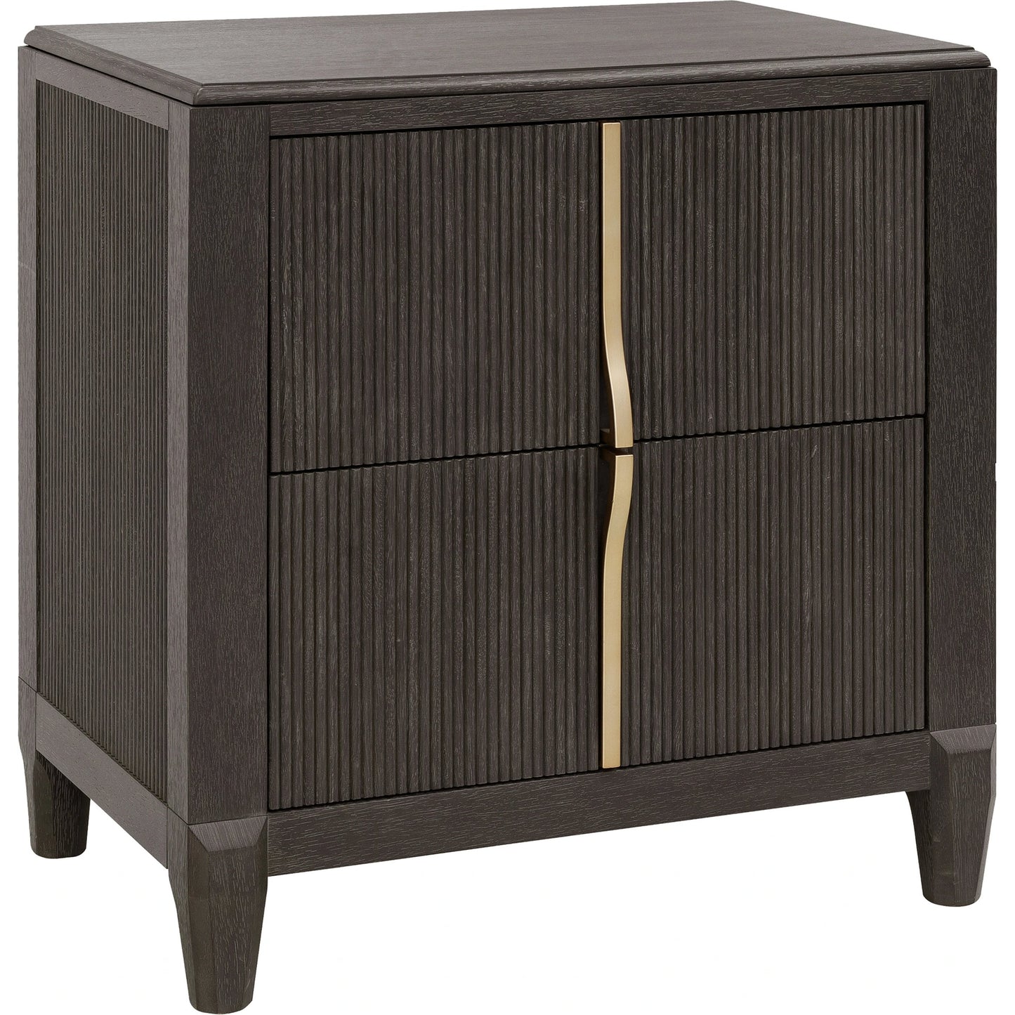 003 SI-2143472 | Additional Silo | West End Loft Nightstand by Pulaski Furniture in tuxedo. Made from rubberwood in a modern style.