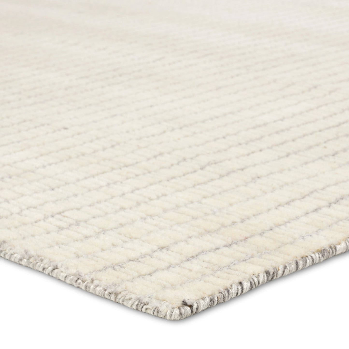002 SI-2123724,SI-2123725,SI-2123726,SI-2123727,SI-2354782,SI-2386355 | Closeup | Park City Barclay B PCT01 Rug by Jaipur Living in ivory, cream. Made from 60% polyester, 40% wool in a unique style.