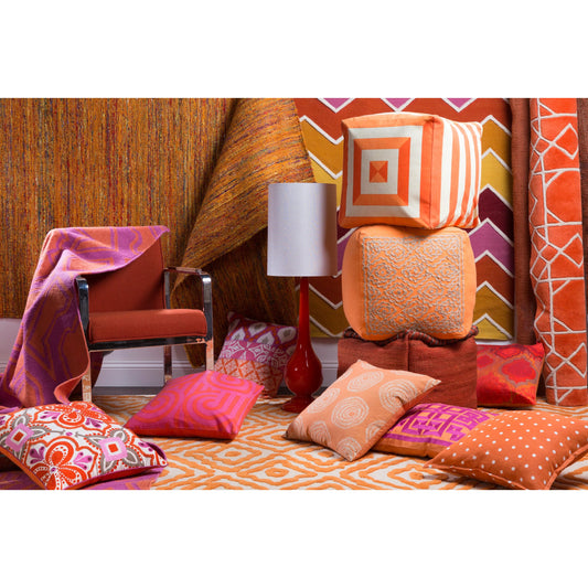 Polka Dot Pillow - 13258 by Surya. Made from 100% linen in a modern style.