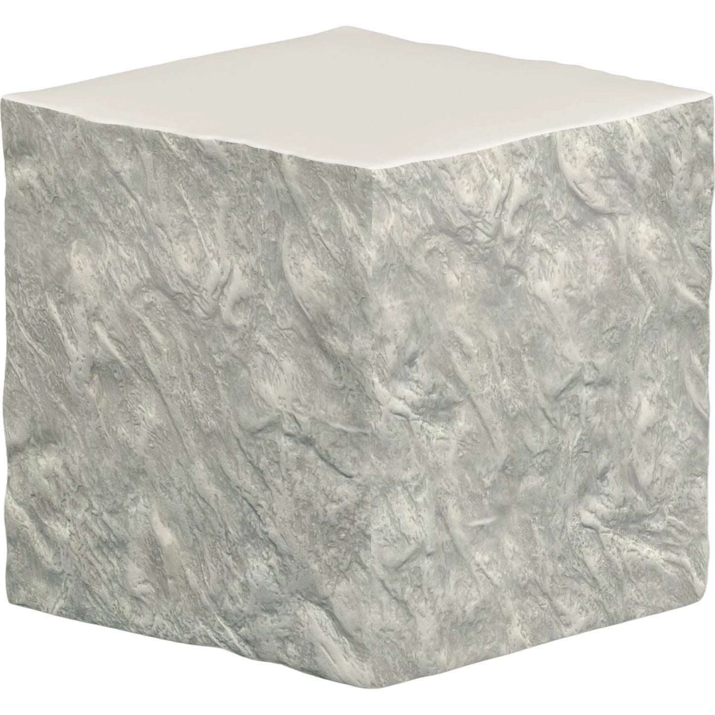 001 SI-2167271 | Primary Silo | Antique Outdoor Stone End Table by Sunset West in stone. Made from gfr concrete in a modern style.