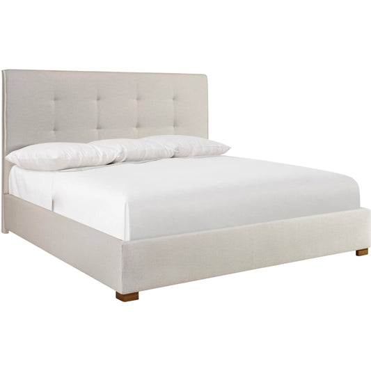 001 SI-2539279,SI-2539286 | Primary Silo | Loft Mason Panel Bed by Bernhardt in beige, tan. Made from fabric, wood in a unique style.