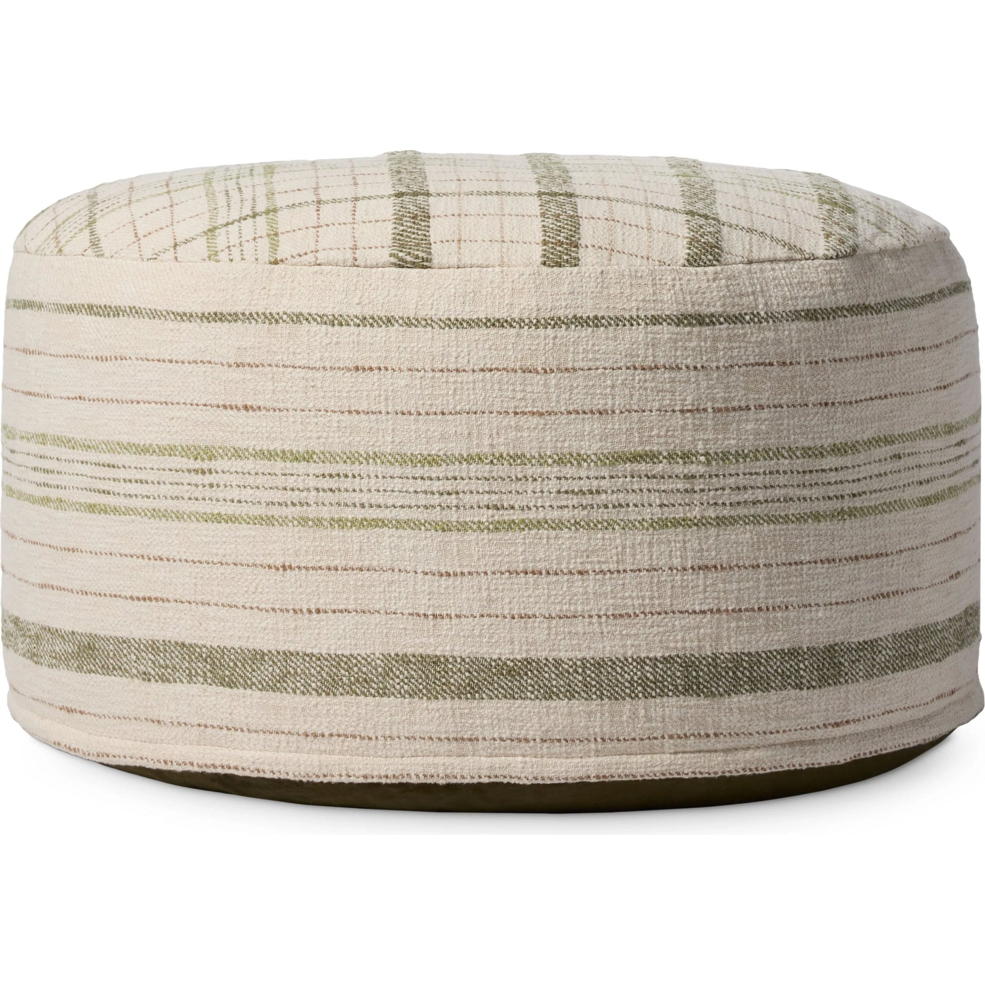 CJPF001 Pouf by Chris Loves Julia x Loloi. Made from 100% polyester in a eclectic & global style.