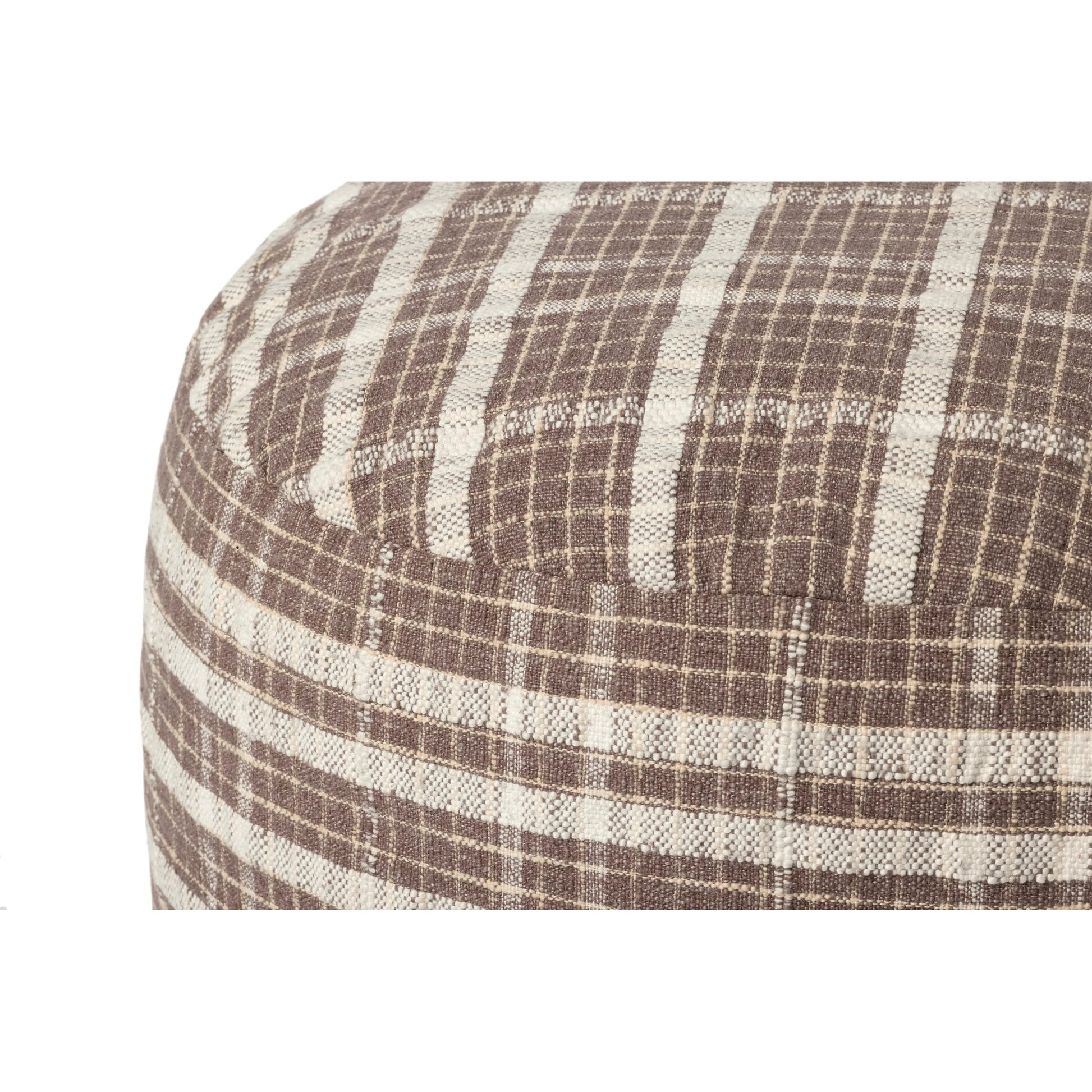 CJPF001 Pouf by Chris Loves Julia x Loloi. Made from 100% polyester in a eclectic & global style.