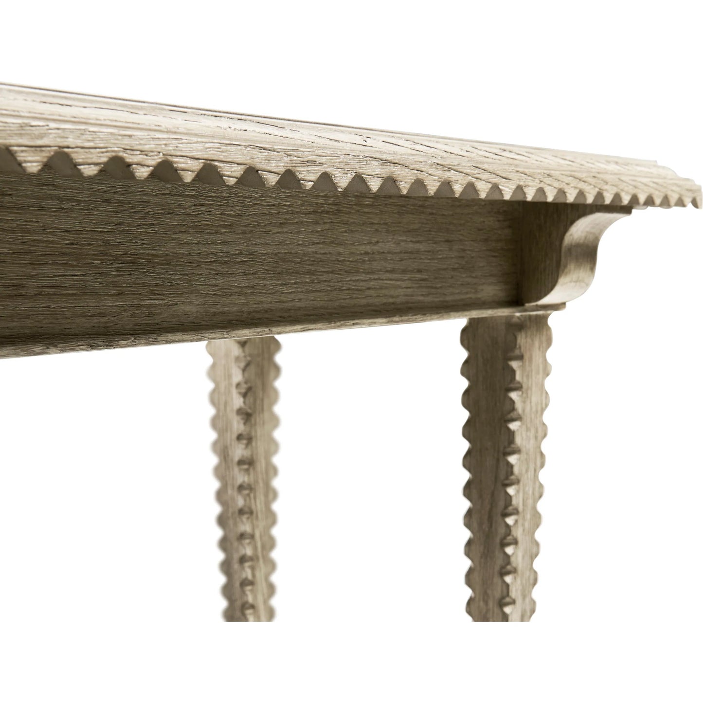 007 SI-2252698 | Closeup | Stratford End Table by Jonathan Charles in grey and greyed oak. Made from oak, oak veneer in a transitional style.