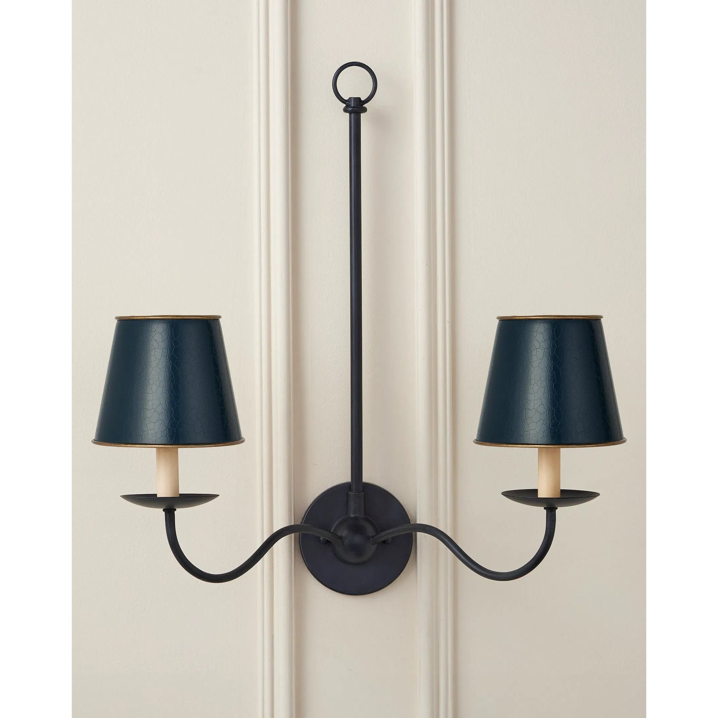 012 SI-2193259 | Lifestyle | Tole Tapered Chandelier Shade by Currey and Company. Made from metal in a modern style.