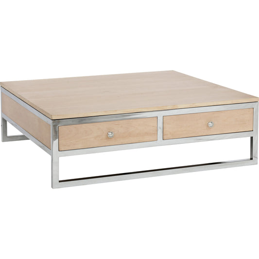 000 SI-2534671 | Primary Silo | Arden Square Modern Coffee Table - PGI-2270 by Pasargad Home in cream, silver. Made from unique in a unique style.