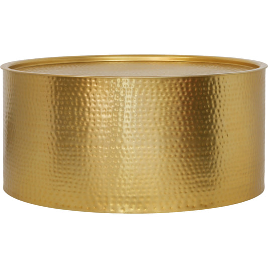 000 SI-2534686 | Primary Silo | Luma Round Modern Handforged Coffee Table - PGI-2705 by Pasargad Home in gold. Made from metal in a unique style.