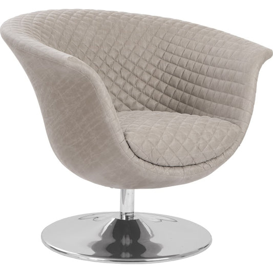 Autumn Swivel Chair by Phillips Collection. Made from fabric; metal, stainless steel in a transitional style.