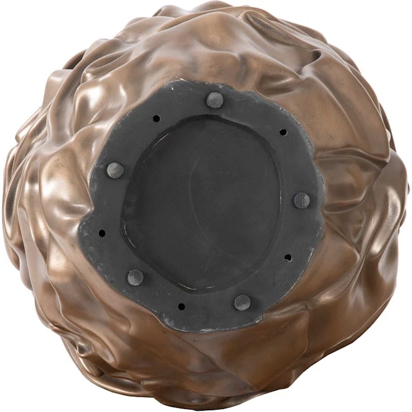 003 SI-1944829 | Additional Silo | Drape Planter, Polished Bronze by Phillips Collection in polished bronze. Made from resin in a modern style.