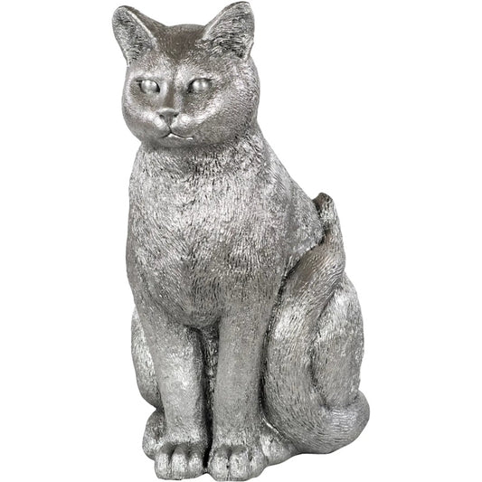Cat Sitting Sculpture by Phillips Collection. Made from resin in a modern style.