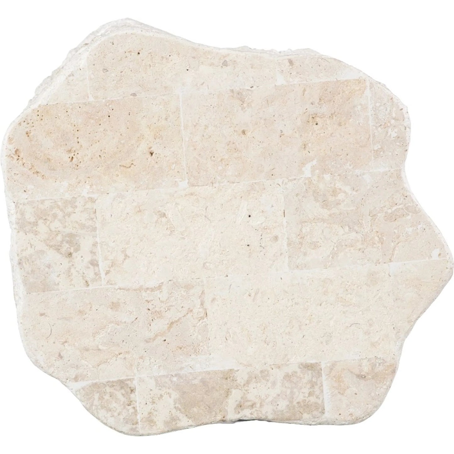 003 SI-2452526 | Additional Silo | Mactan Side Table by Phillips Collection in beige, gray, off white, white and natural. Made from stone in a unique style.