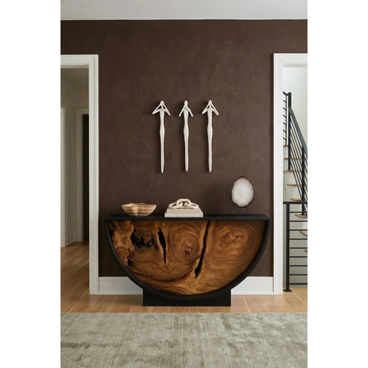See Speak Hear No Evil Wall Art (Set of 3) by Phillips Collection in off white and roman stone. Made from resin, stone composite in a unique style.