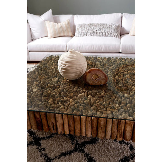 Waves Sphere Vase by Phillips Collection in off white and stone cast. Made from resin composite in a eclectic & global style.