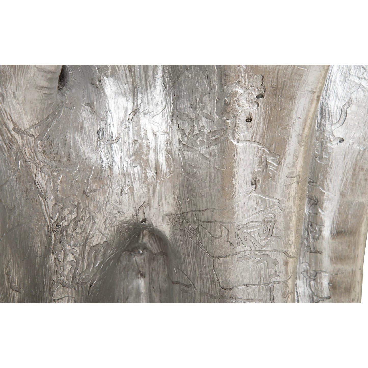 002 SI-1790232 | Additional Silo | Freeform Bar Table by Phillips Collection in silver, black and silver leaf. Made from resin metal in a transitional style.