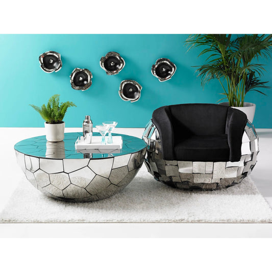 Pen Shell Wall Art by Phillips Collection in black, silver. Made from resin metal, stainless steel in a eclectic & global style.