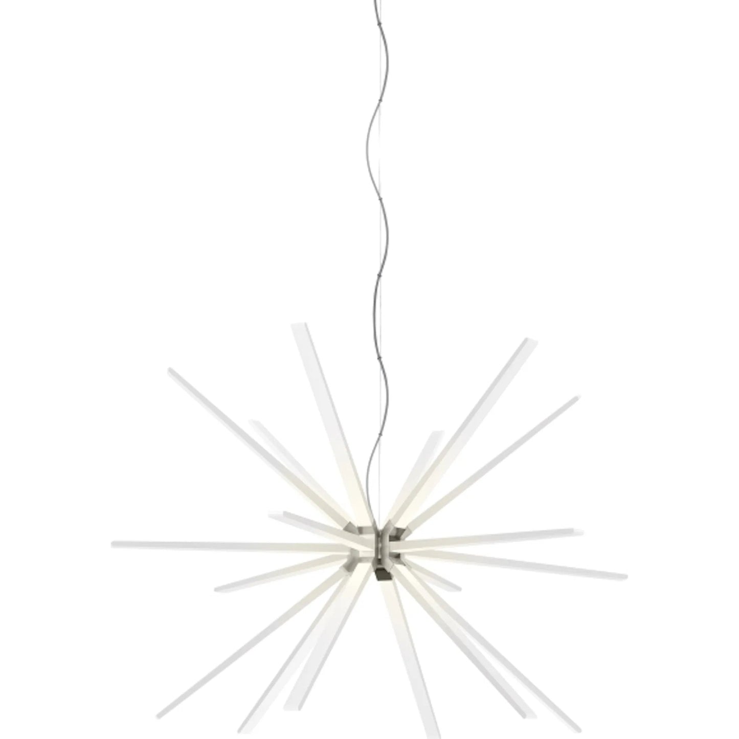 001 SI-2231401 | Primary Silo | Photon 48" Chandelier by Visual Comfort & Co. in satin nickel. Made from aluminum in a unique style.